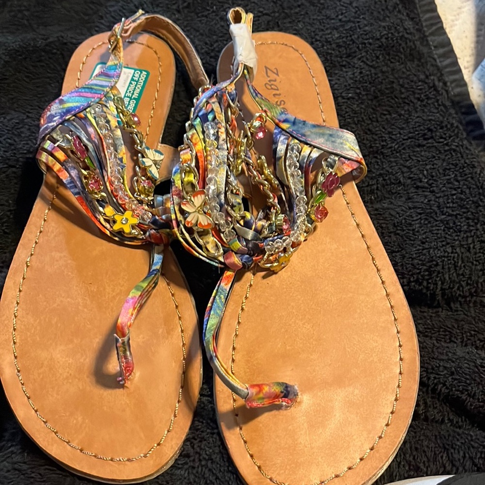 Colorful sandals